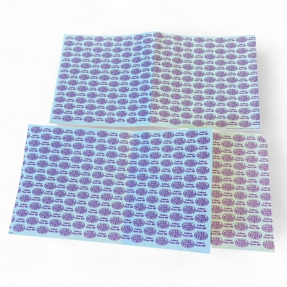 Vintage RARE Lisa Frank Halloween & Winter Holiday Sparkle Sticker Strip Lot - Picture 6 of 11